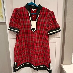NWT ENTRO Sz Large Christmas Tidings Dress